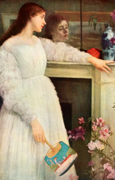 La piccola ragazza bianca, tavola del libro da James Abbott McNeill Whistler