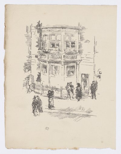 La finestra del direttore, Teatro Gaiety da James Abbott McNeill Whistler
