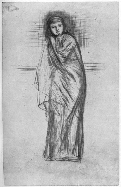 Il modello a riposo, XIX secolo, 1904 da James Abbott McNeill Whistler