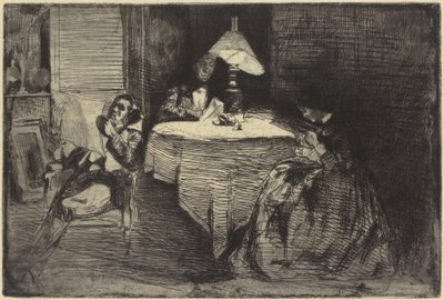 La Sala della Musica, 1858 da James Abbott McNeill Whistler