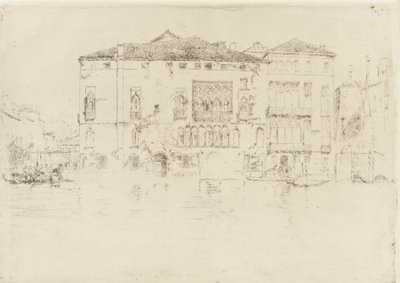 I palazzi, 1879-1880 da James Abbott McNeill Whistler