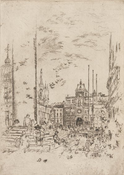 La Piazzetta da James Abbott McNeill Whistler