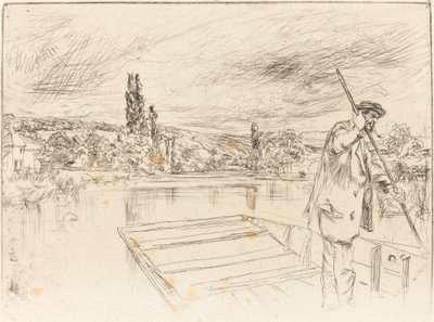 La barca, 1861 da James Abbott McNeill Whistler