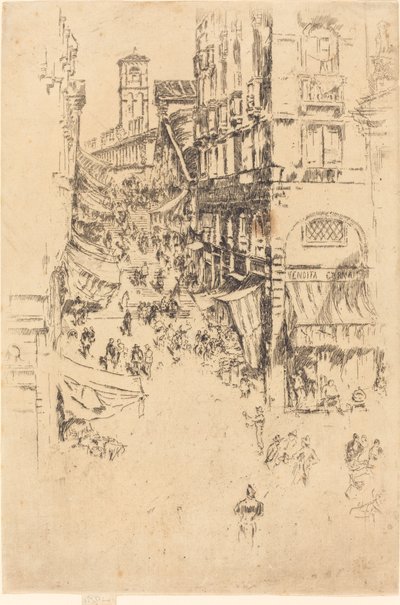 Il Rialto da James Abbott McNeill Whistler