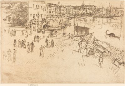 La Riva, No.I, 1879-1880 da James Abbott McNeill Whistler