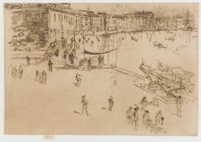 La Riva, n. 2, 1879-1880 da James Abbott McNeill Whistler