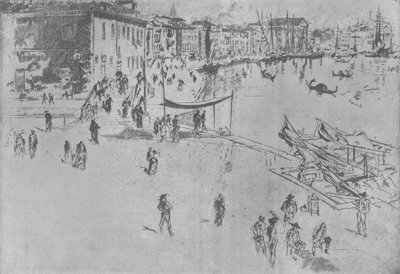 La Riva, Numero Due, c1880, 1904 da James Abbott McNeill Whistler