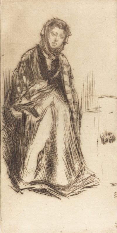 La vedova scozzese da James Abbott McNeill Whistler