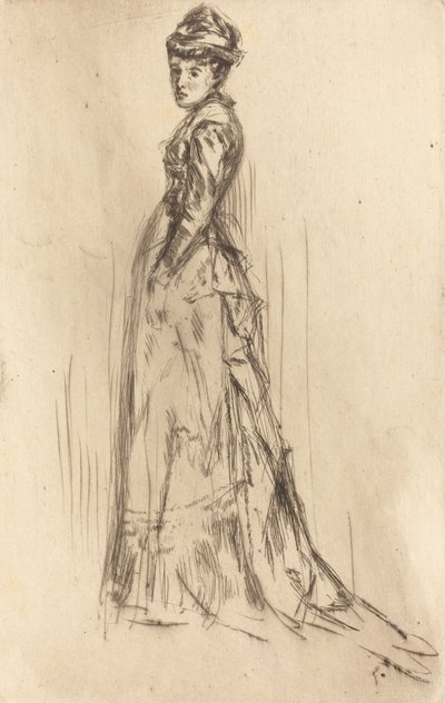 Il vestito di seta, circa 1873 da James Abbott McNeill Whistler
