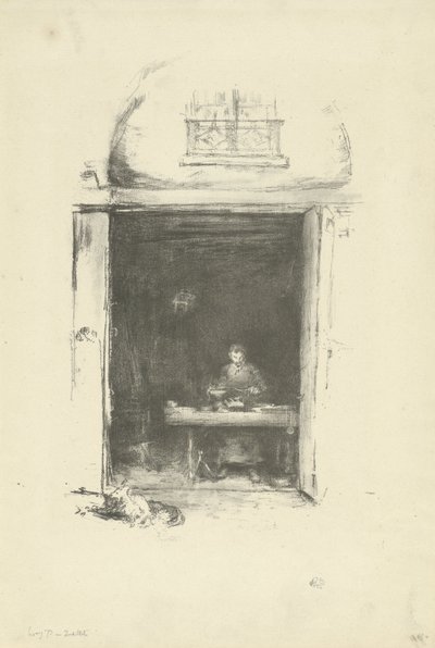 Il fabbro, Passage du Dragon da James Abbott McNeill Whistler