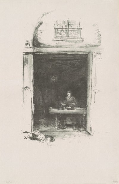 Il Fabbro, Passage du Dragon, 1894 da James Abbott McNeill Whistler