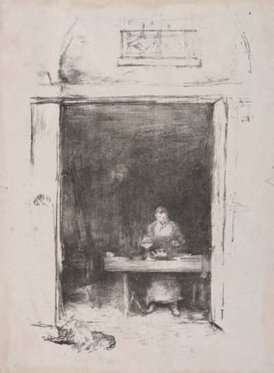 Il fabbro: Passage du Dragon, 1894 da James Abbott McNeill Whistler