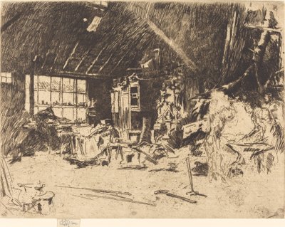 La fucina, c. 1880 da James Abbott McNeill Whistler