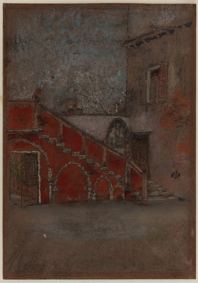 La scala: Nota in rosso da James Abbott McNeill Whistler