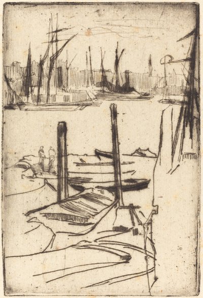 La piccola piscina, 1876-1878 da James Abbott McNeill Whistler