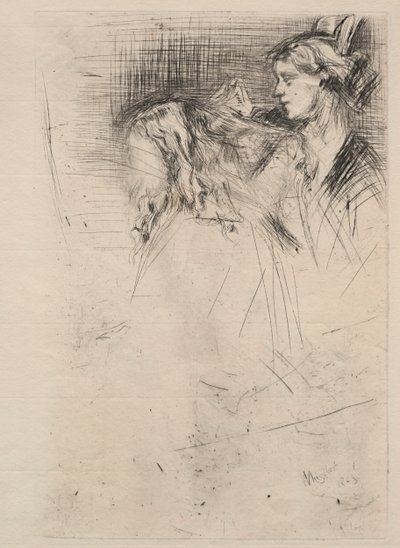 La toilette, 1863 da James Abbott McNeill Whistler