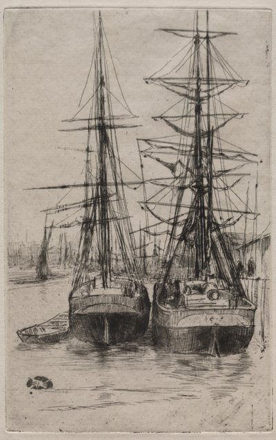 Le due navi da James Abbott McNeill Whistler