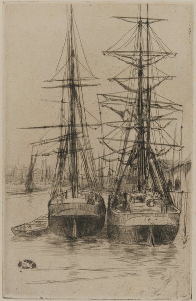 Le due navi da James Abbott McNeill Whistler
