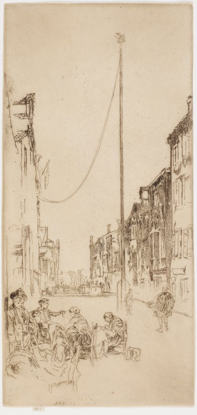Il mastio veneziano, 1879-1880 da James Abbott McNeill Whistler