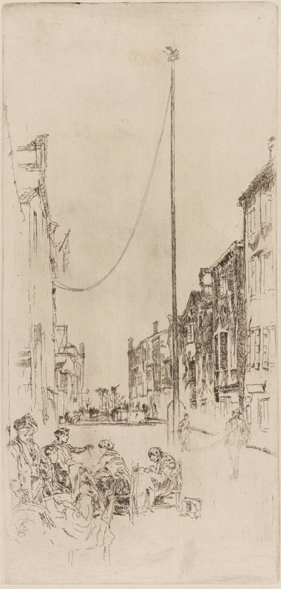 Il palo veneziano da James Abbott McNeill Whistler