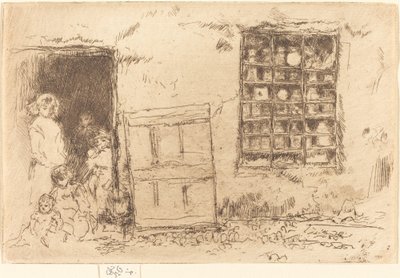 La Bottega dei Dolci del Villaggio da James Abbott McNeill Whistler