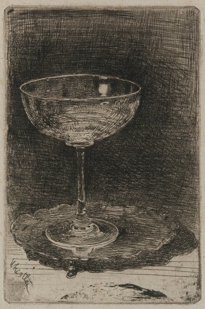 Il bicchiere di vino, 1858 da James Abbott McNeill Whistler