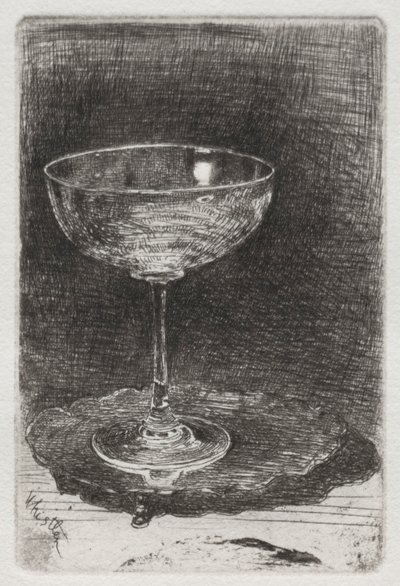Il bicchiere di vino, 1858 da James Abbott McNeill Whistler