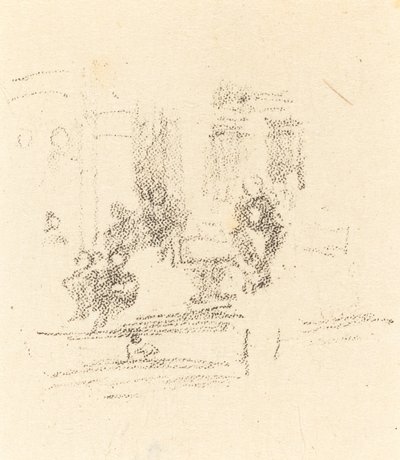 Schizzo di prova: un interno, c. 1891 da James Abbott McNeill Whistler