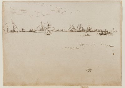Navi da trasporto truppe, 1887 da James Abbott McNeill Whistler