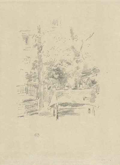 Tête-à-tête nel giardino da James Abbott McNeill Whistler