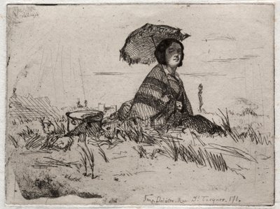 Dodici Incisioni dalla Natura: En Plein Soleil, 1858 da James Abbott McNeill Whistler