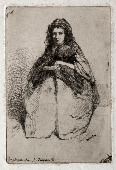 Dodici incisioni dalla natura: Fumette, 1858 da James Abbott McNeill Whistler