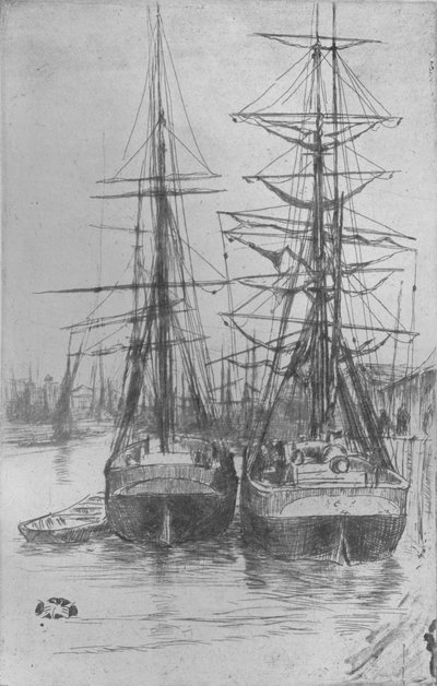 Due navi da James Abbott McNeill Whistler