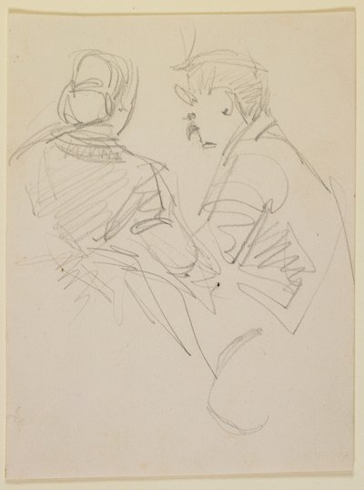 Due figure, 1858 da James Abbott McNeill Whistler