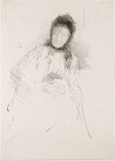 Schizzo incompiuto di Lady Haden, 1895 da James Abbott McNeill Whistler