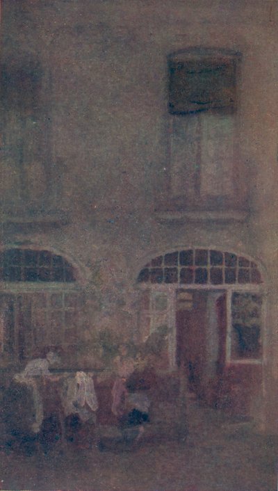 Bianco e grigio Il cortile dell