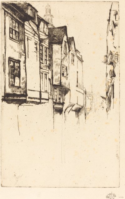 Wych Street, 1877 da James Abbott McNeill Whistler