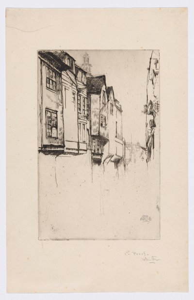 Wych Street, Londra da James Abbott McNeill Whistler