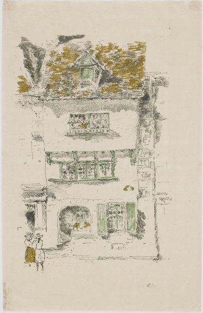 Casa gialla, Lannion, 1893 da James Abbott McNeill Whistler