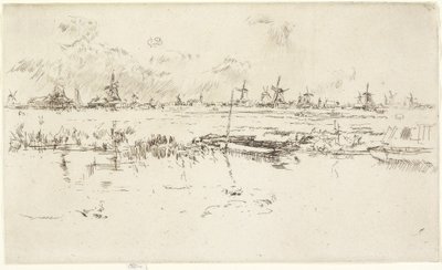 Zaandam, 1889 da James Abbott McNeill Whistler