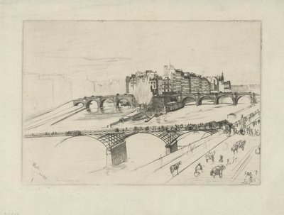 Île de la Cité da James Abbott McNeill Whistler