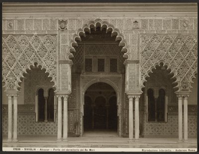 Alcázar, porta della camera da letto dei re mori da James Anderson