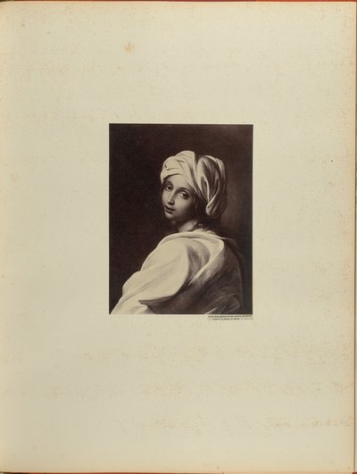 Guido Reni, Beatrice Cenci. (Galleria Barberini) su disegno di Rocchi da James Anderson