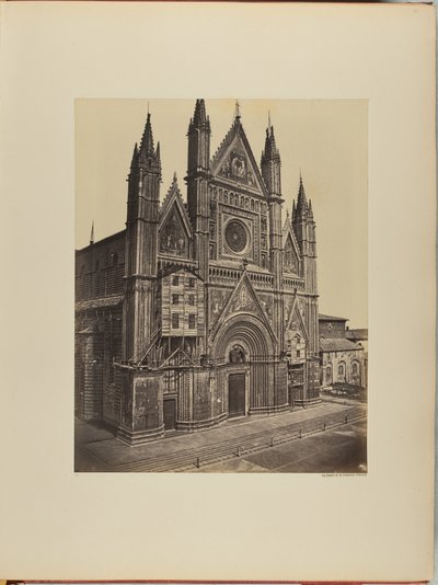 La facciata del Duomo di Orvieto da James Anderson