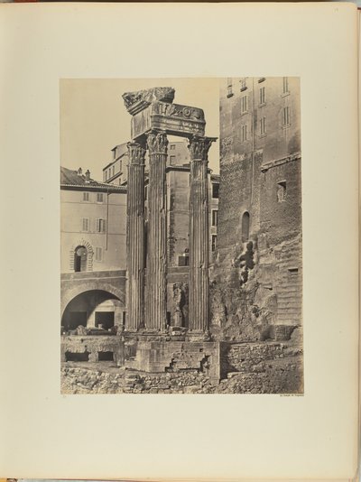 Il Tempio di Vespasiano da James Anderson