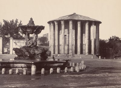 Tempio di Vesta e Fontana, Roma da James Anderson