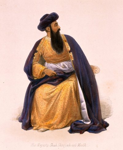Ritratto di Sua Maestà Shah-Soojah-Ool-Moolk da James Atkinson