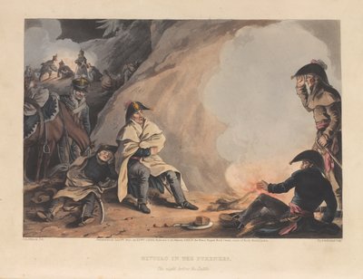 Bivacco nei Pirenei, la notte prima della battaglia, 1813 da James Atkinson
