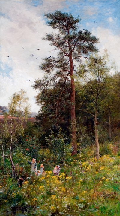 Un angolo nel giardino della natura da James Aumonier