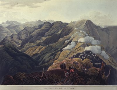 La cresta e il forte di Jytock, da 